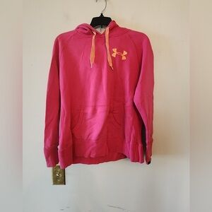 Under Armour pink storm hoodie size womens medium